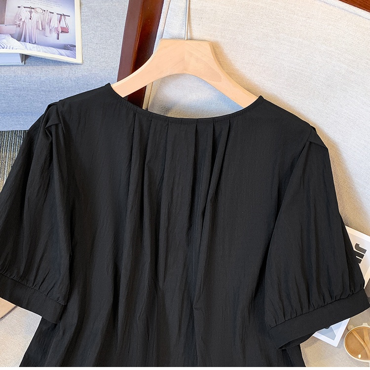 Cover belly France style shirt summer tops for women