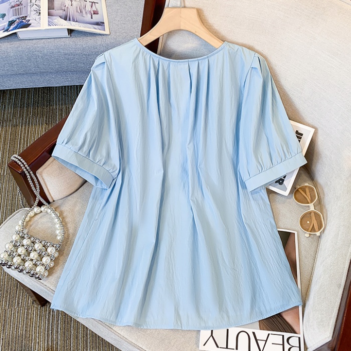 Cover belly France style shirt summer tops for women