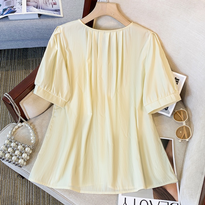 Cover belly France style shirt summer tops for women