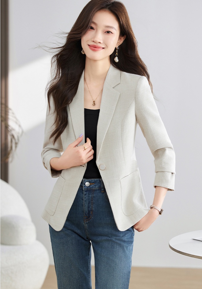 Thin summer business suit Casual profession coat for women