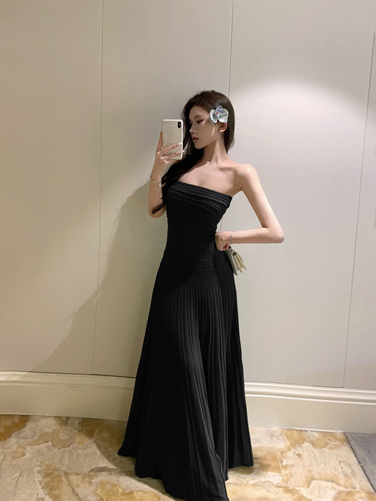 Seaside temperament dress slim long dress for women