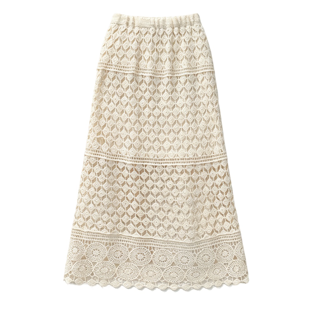 High waist long skirt straight skirt for women