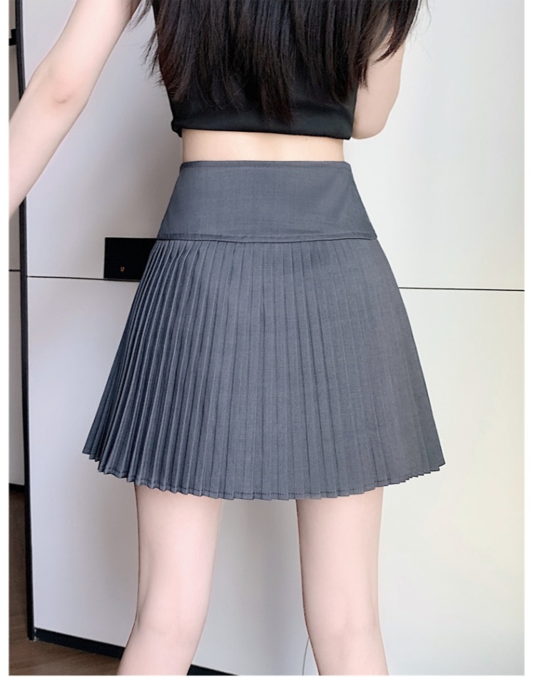 Pleated business suit pure skirt for women
