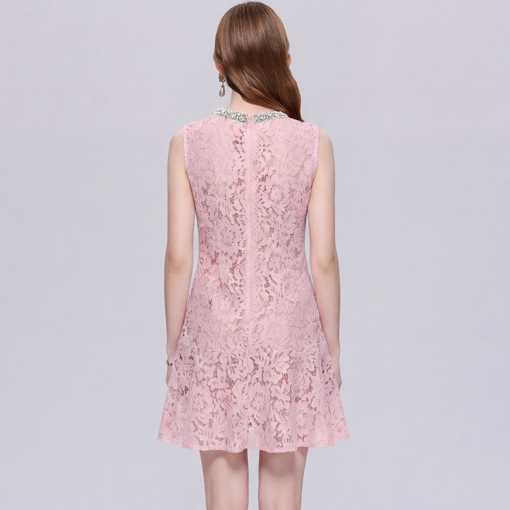 France style flowers diamond inside the ride dress
