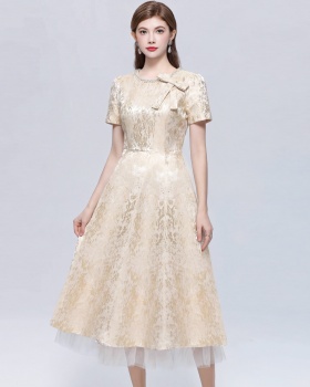 France style lady dress slim formal dress for women