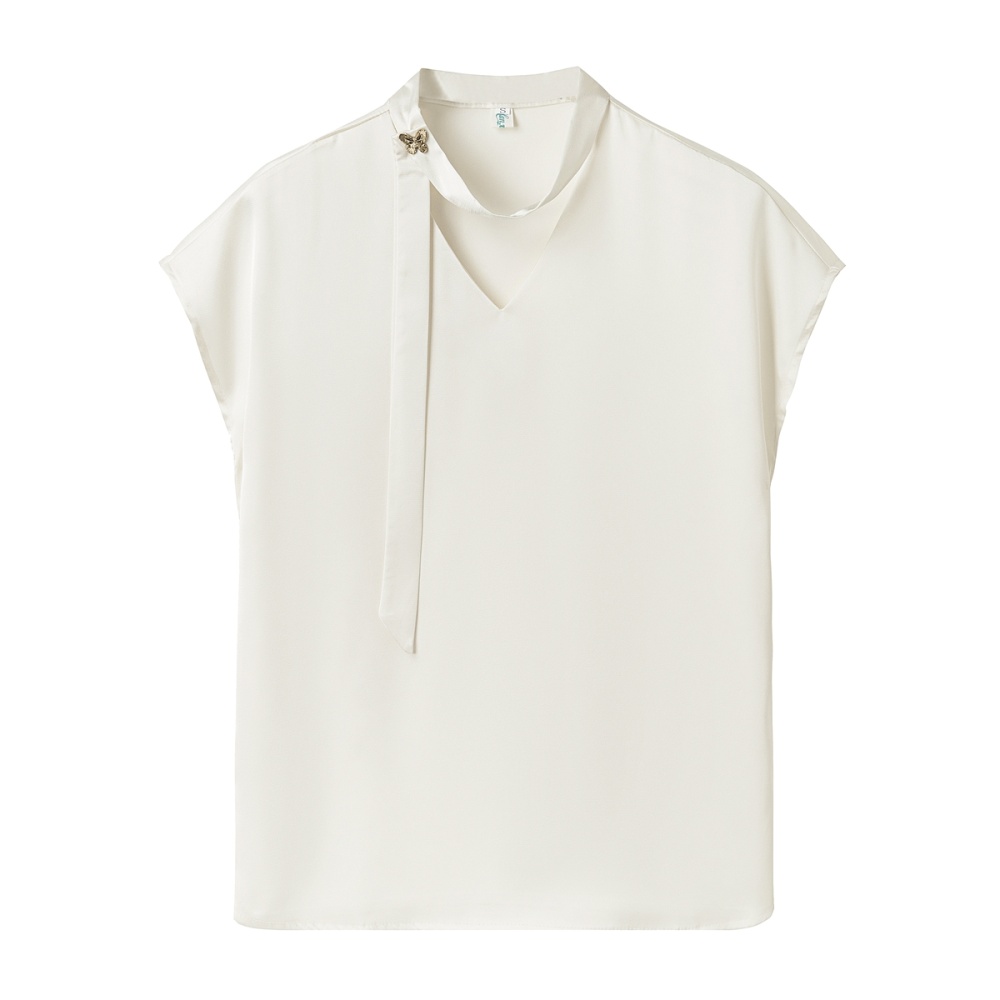 France style profession tops commuting shirt for women
