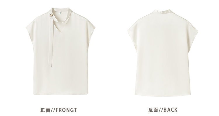 France style profession tops commuting shirt for women