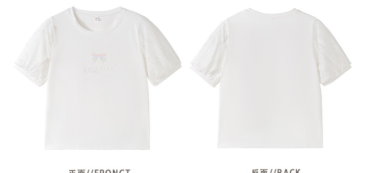 Sweet short sleeve T-shirt summer Casual tops