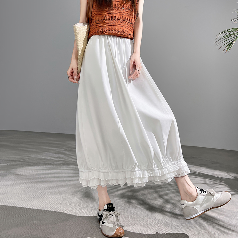 High waist summer bud skirt splice skirt for women
