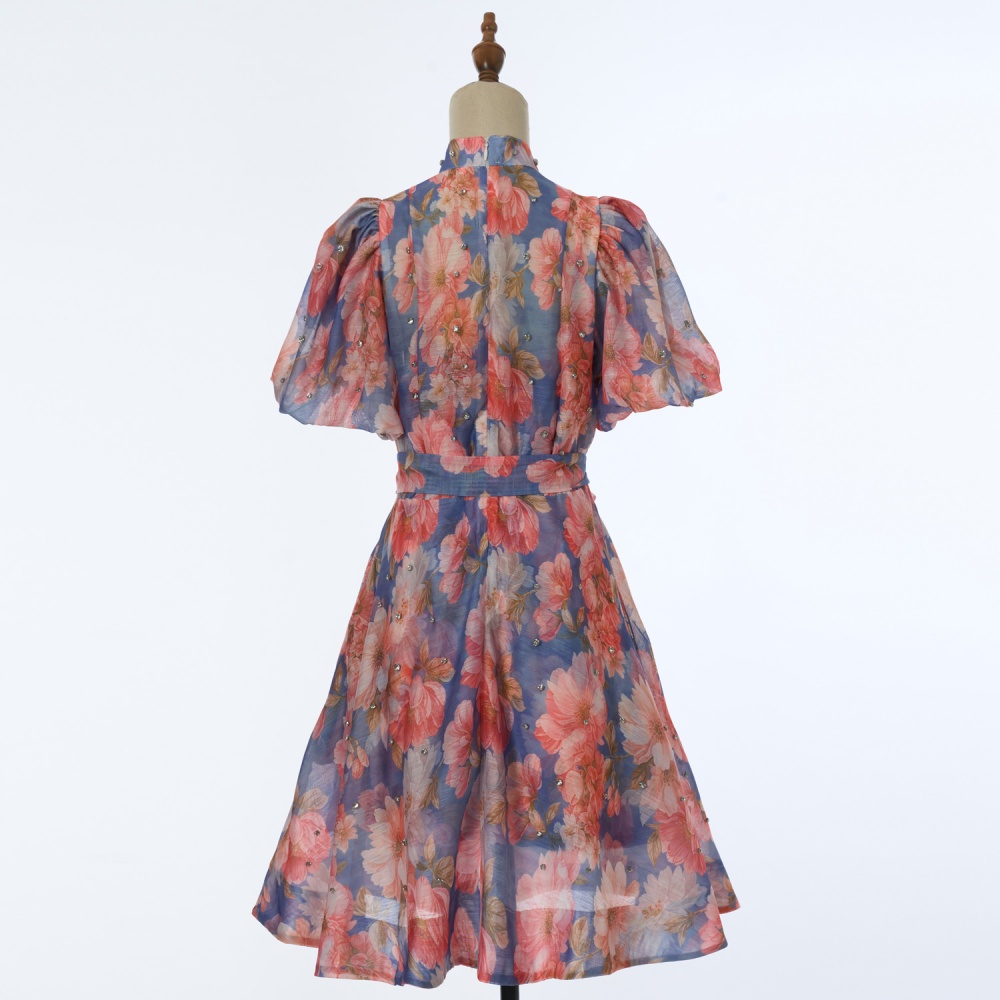 Frenum with sling short colors slim dress