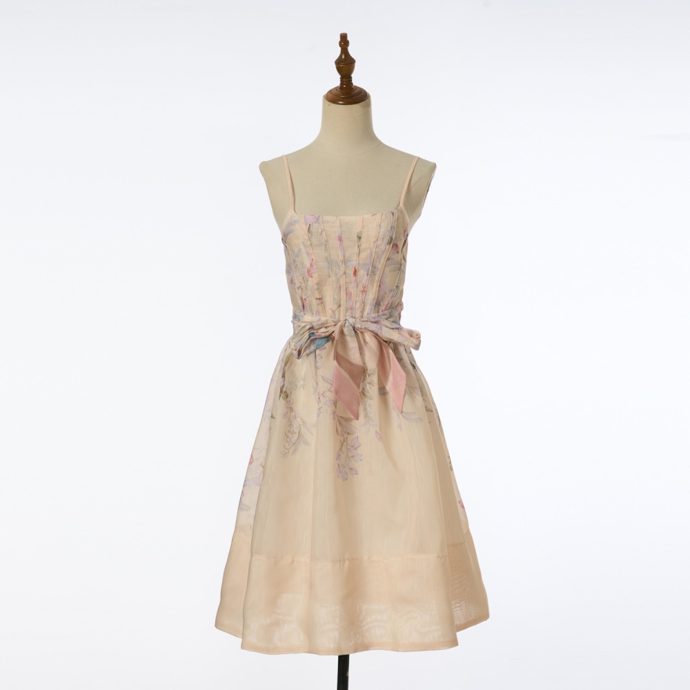 Pinched waist sling dress short big skirt Sexy underwear