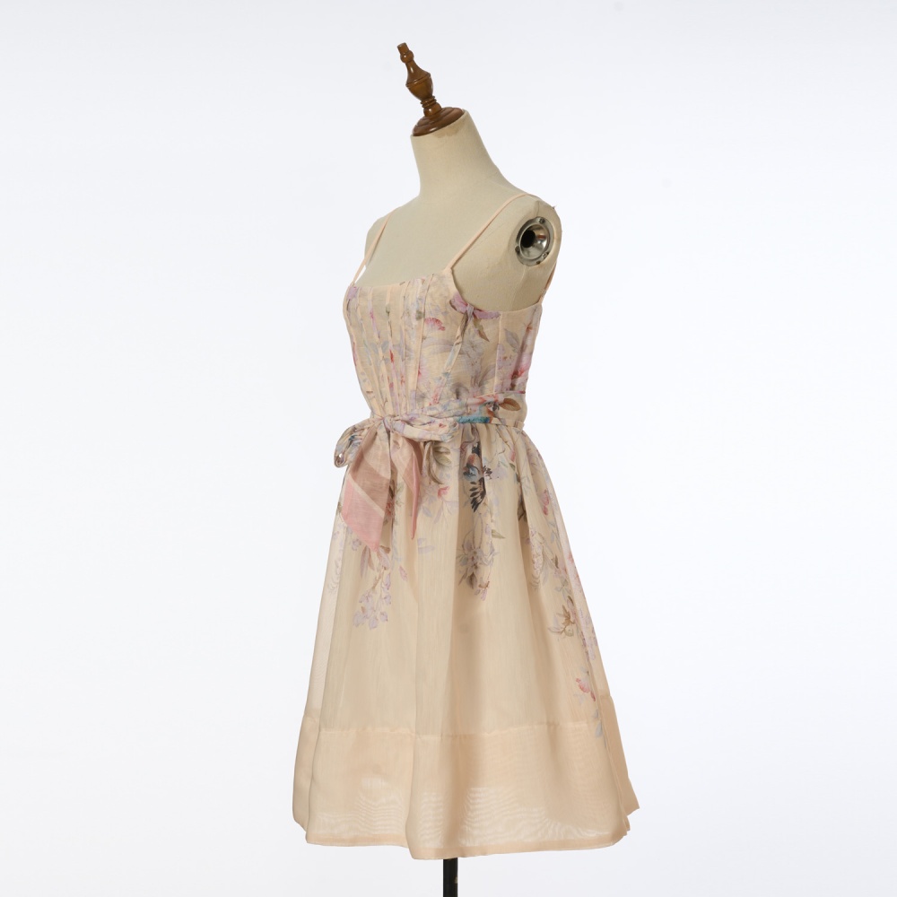 Pinched waist sling dress short big skirt Sexy underwear