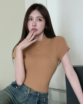 Short sleeve Korean style T-shirt all-match simple tops