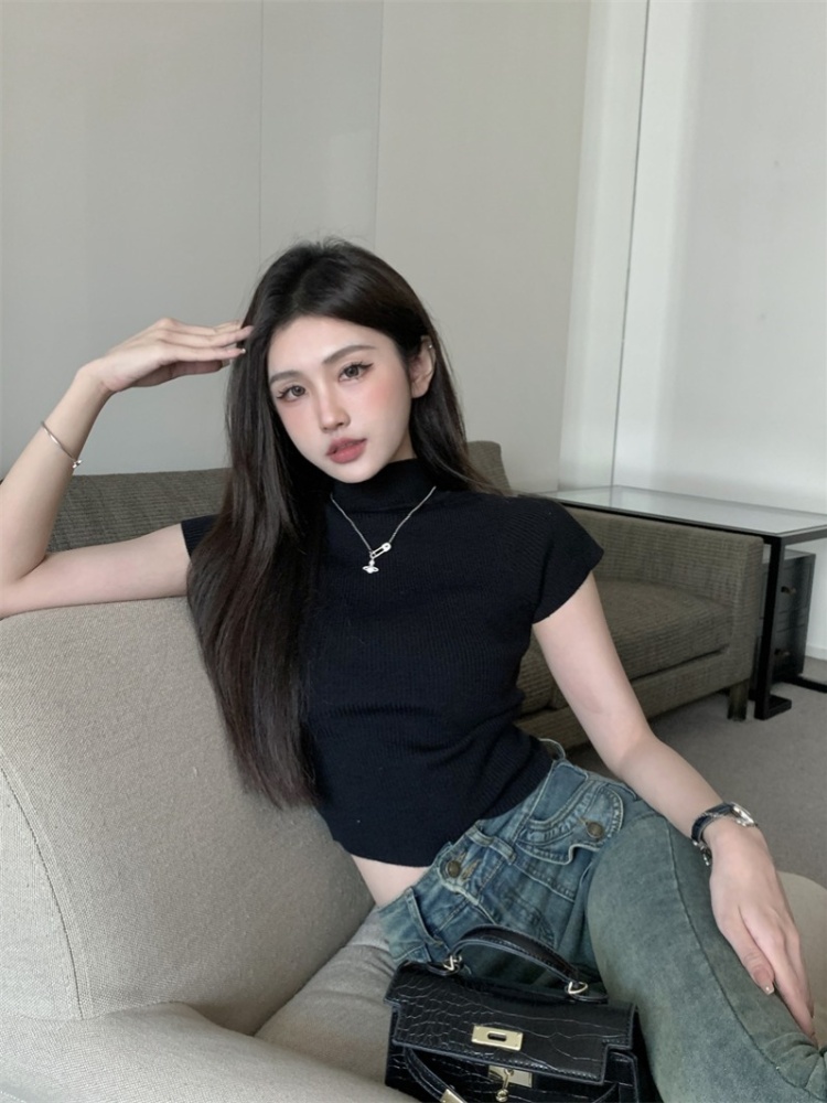 Short sleeve Korean style T-shirt all-match simple tops