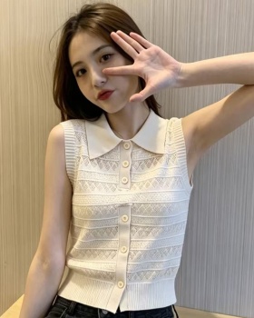 Ice silk Korean style summer slim wears outside vest