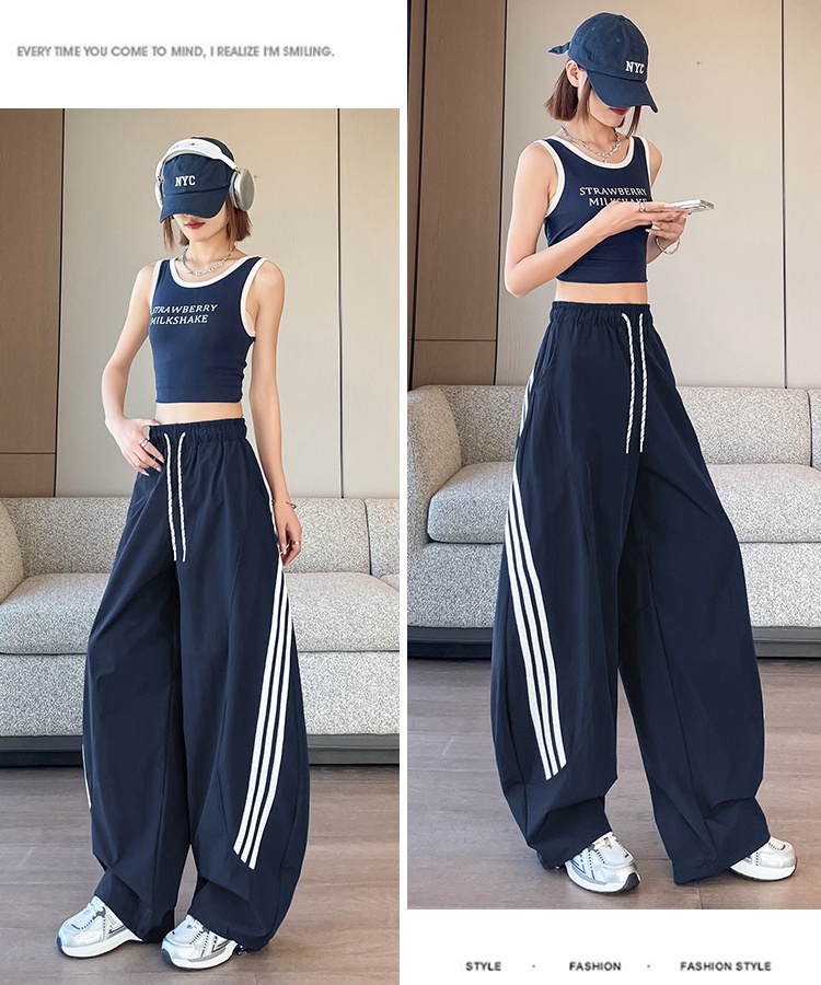 Sports summer American style pants line slim work clothing