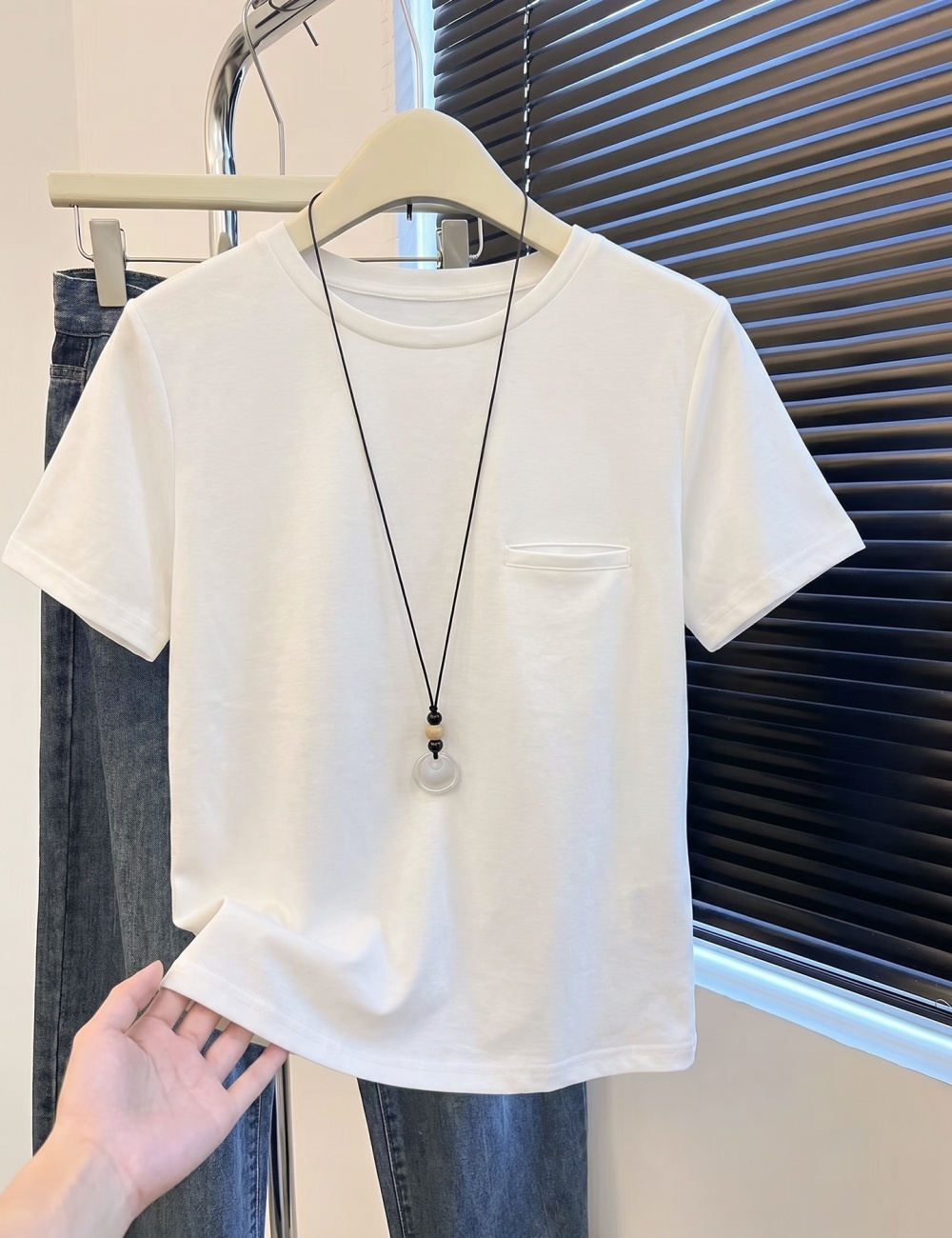 Summer short sleeve tops niche T-shirt
