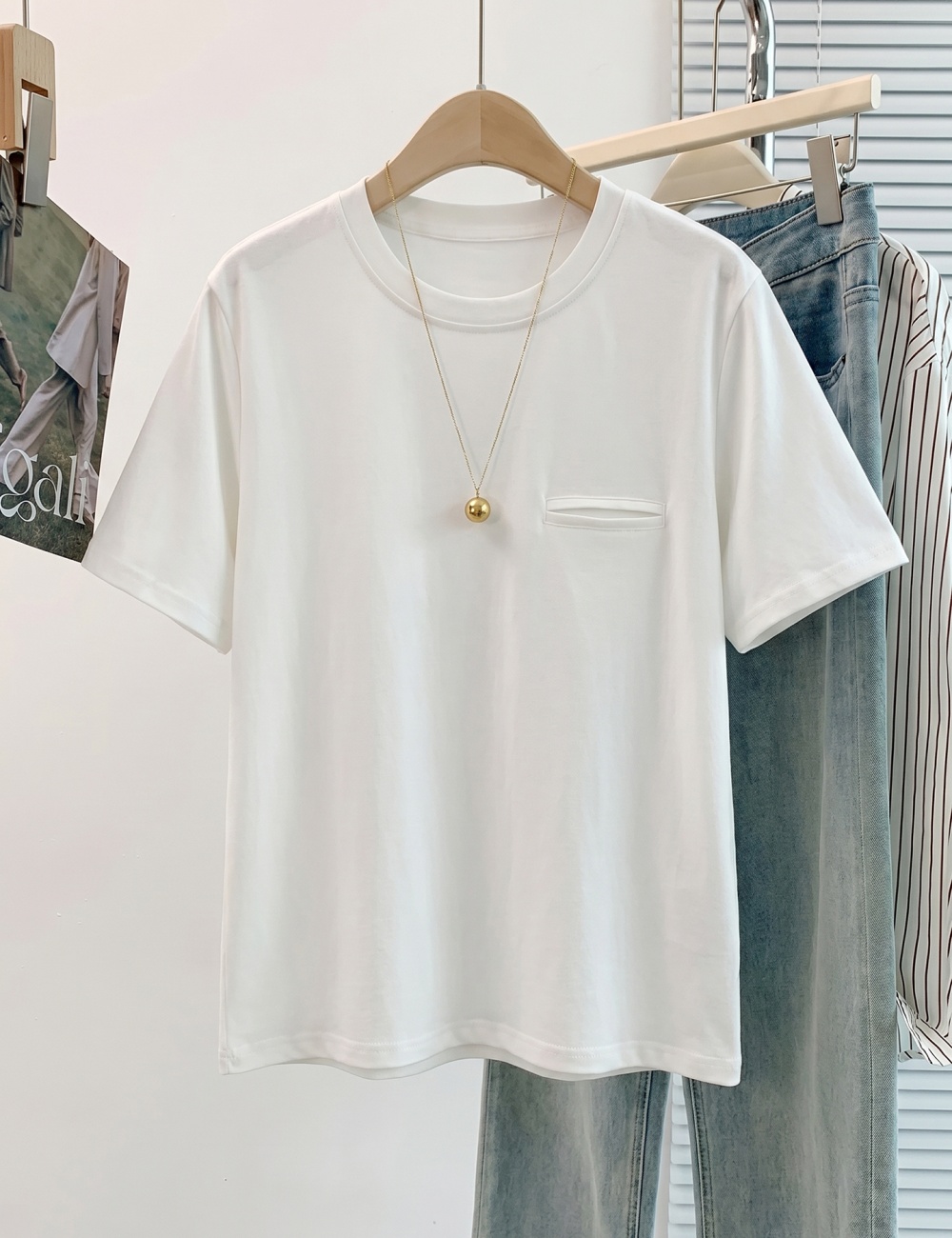 Summer short sleeve tops niche T-shirt