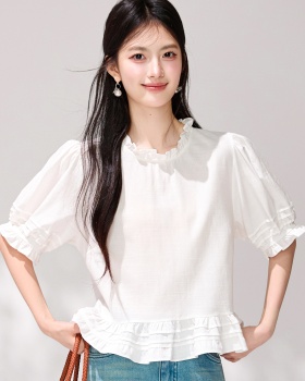 France style commuting small shirt short sleeve shirt