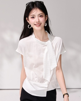 Summer short sleeve commuting irregular Casual unique shirt
