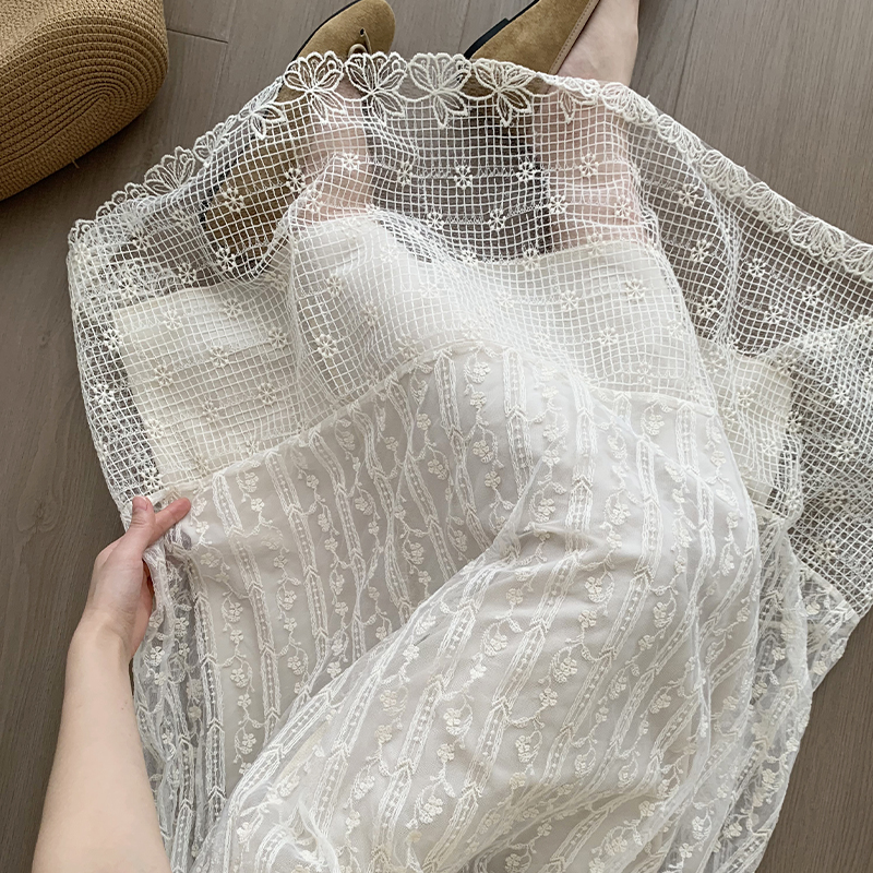 A-line high waist tender long skirt big skirt summer skirt