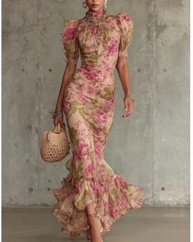 All-match Casual European style sexy mermaid dress for women