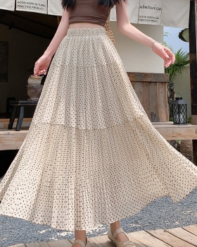 Cake high waist skirt A-line large yard long dress
