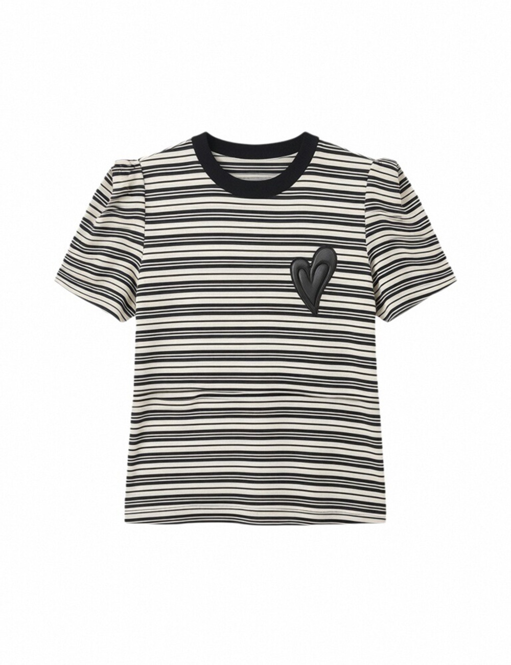 France style stripe T-shirt niche small fellow tops