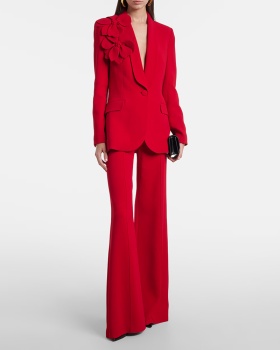 European style fashion business suit colors coat 2pcs set