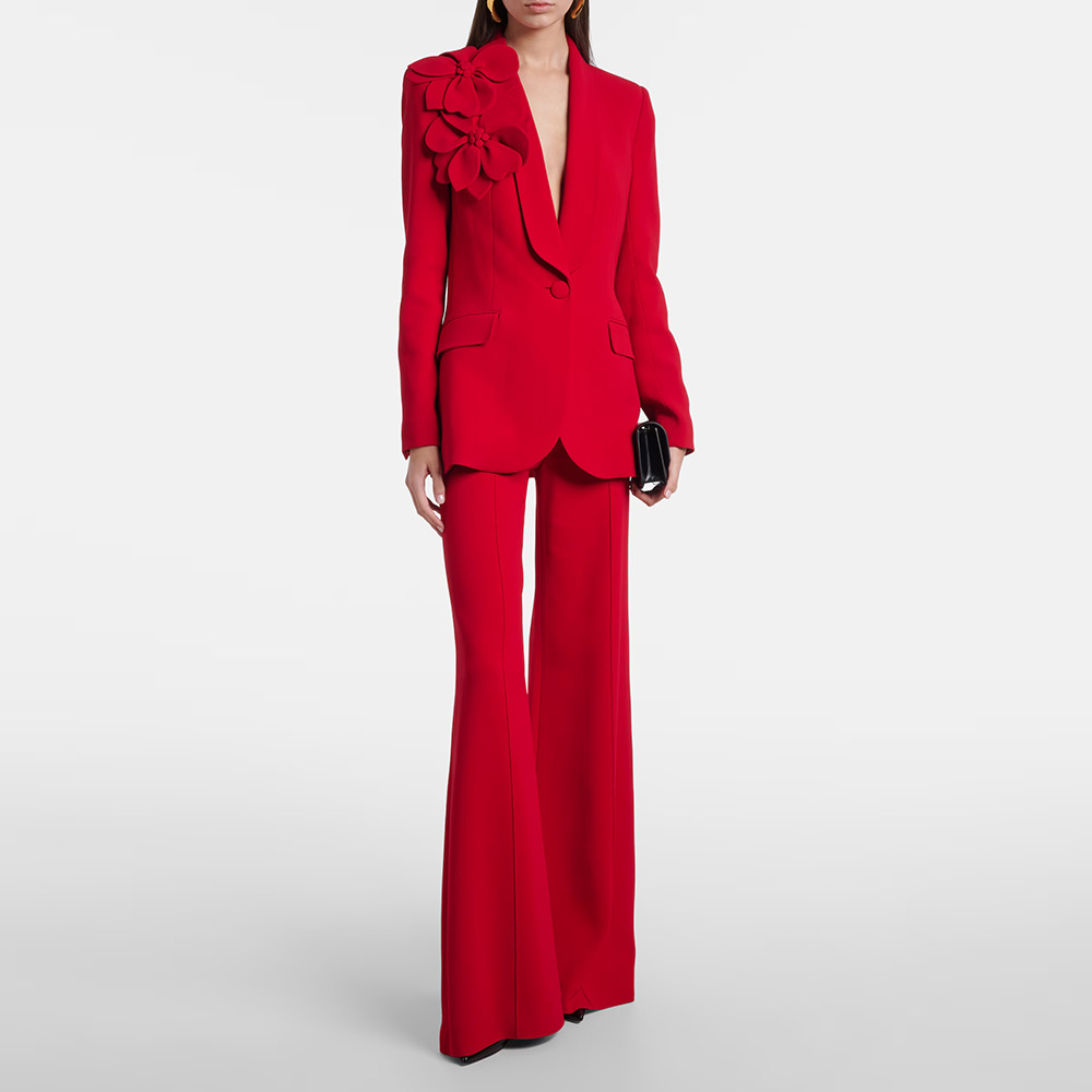 European style fashion business suit colors coat 2pcs set