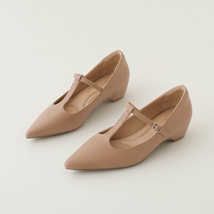 Fashion pointed shoes lady leather shoes for women