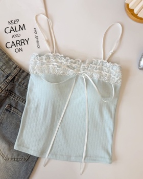 Sling enticement tops wears outside beauty back vest