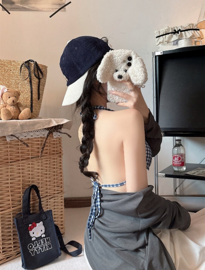 Sling bottoming summer Bra lace halter underwear
