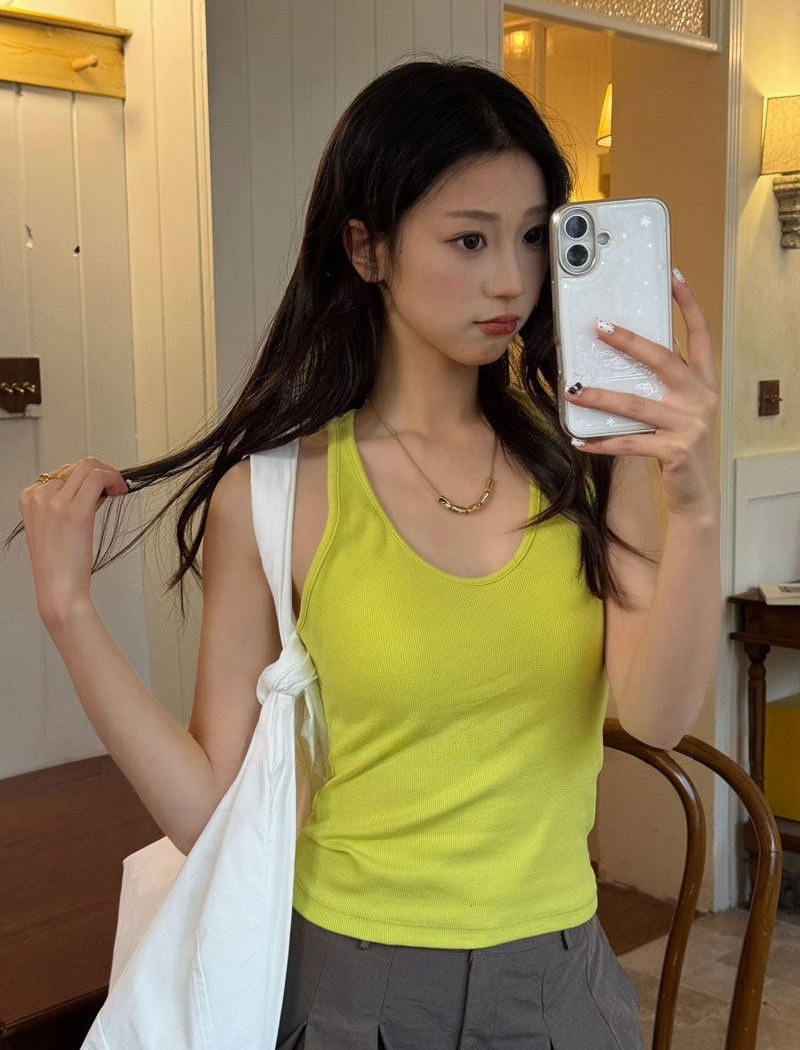 Wrapped chest beauty back tops halter spicegirl vest