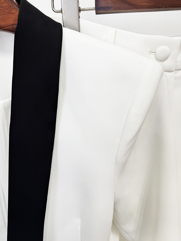 Stereoscopic long pants business suit 2pcs set