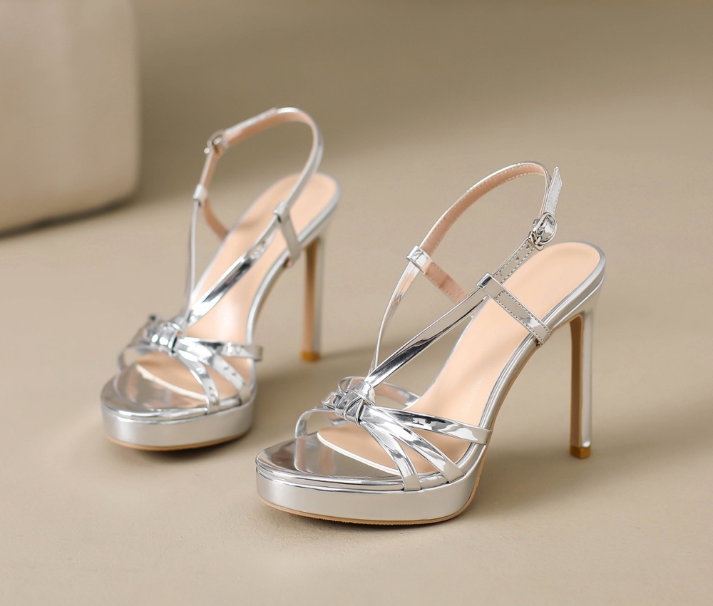 Fashion France style high-heeled shoes lady thick crust skirt