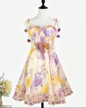 Flowers pure thick and disorderly dress