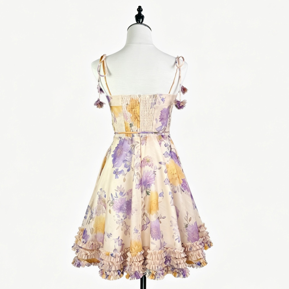 Flowers pure thick and disorderly dress