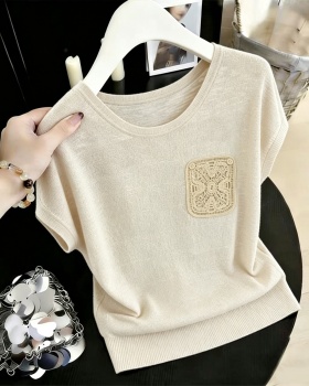 Ice silk large yard tops summer sweater for women