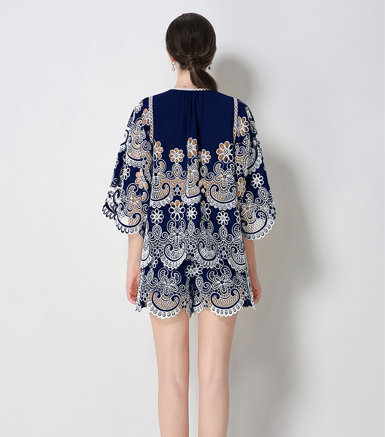 Summer France style shorts chanelstyle tops a set