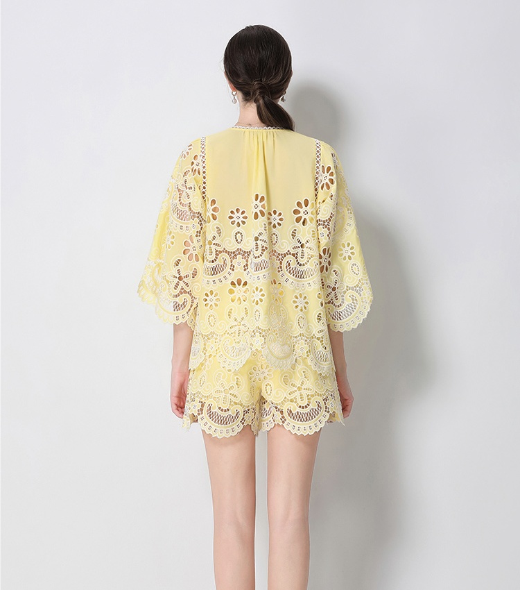 Summer France style shorts chanelstyle tops a set