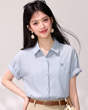 College style temperament shirt Casual tops for women