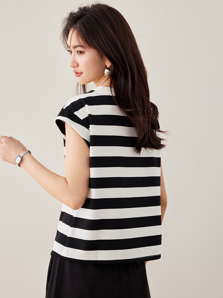 Korean style T-shirt mixed colors tops for women