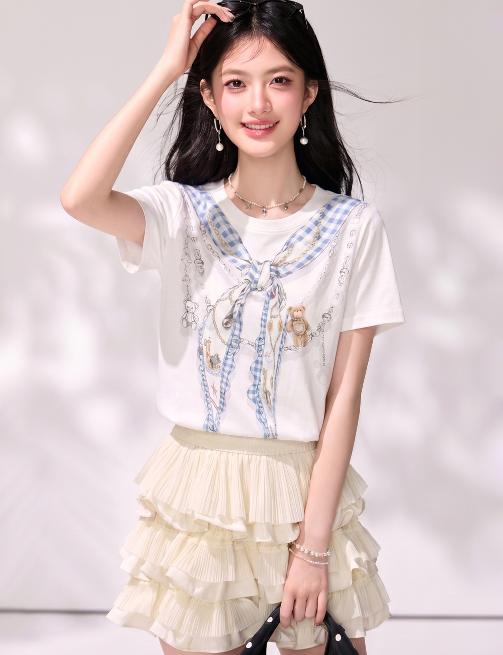 Summer unique fashion niche wears outside tops for women