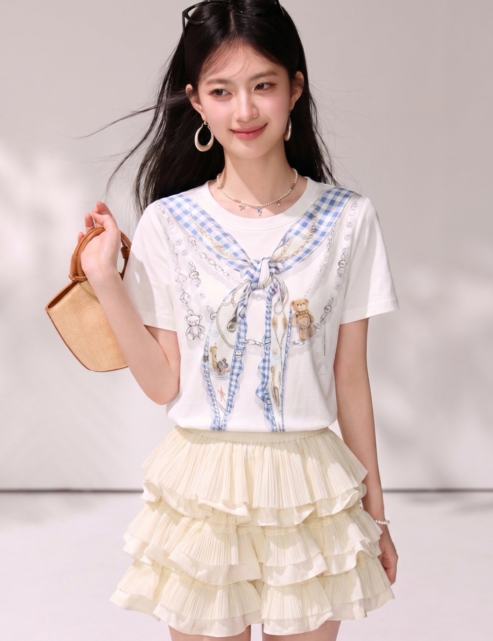 Summer unique fashion niche wears outside tops for women