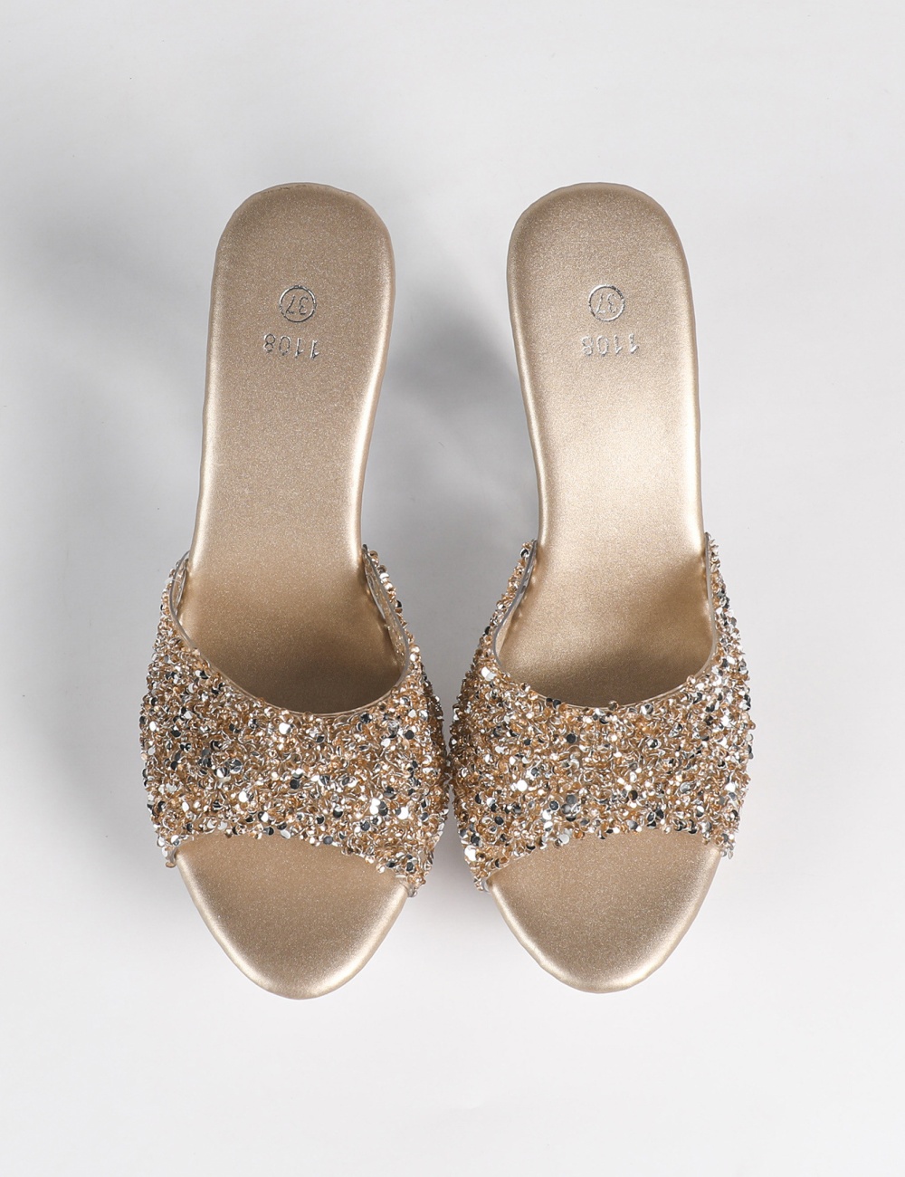 Fashion nightclub slipsole high-heeled shoes for women