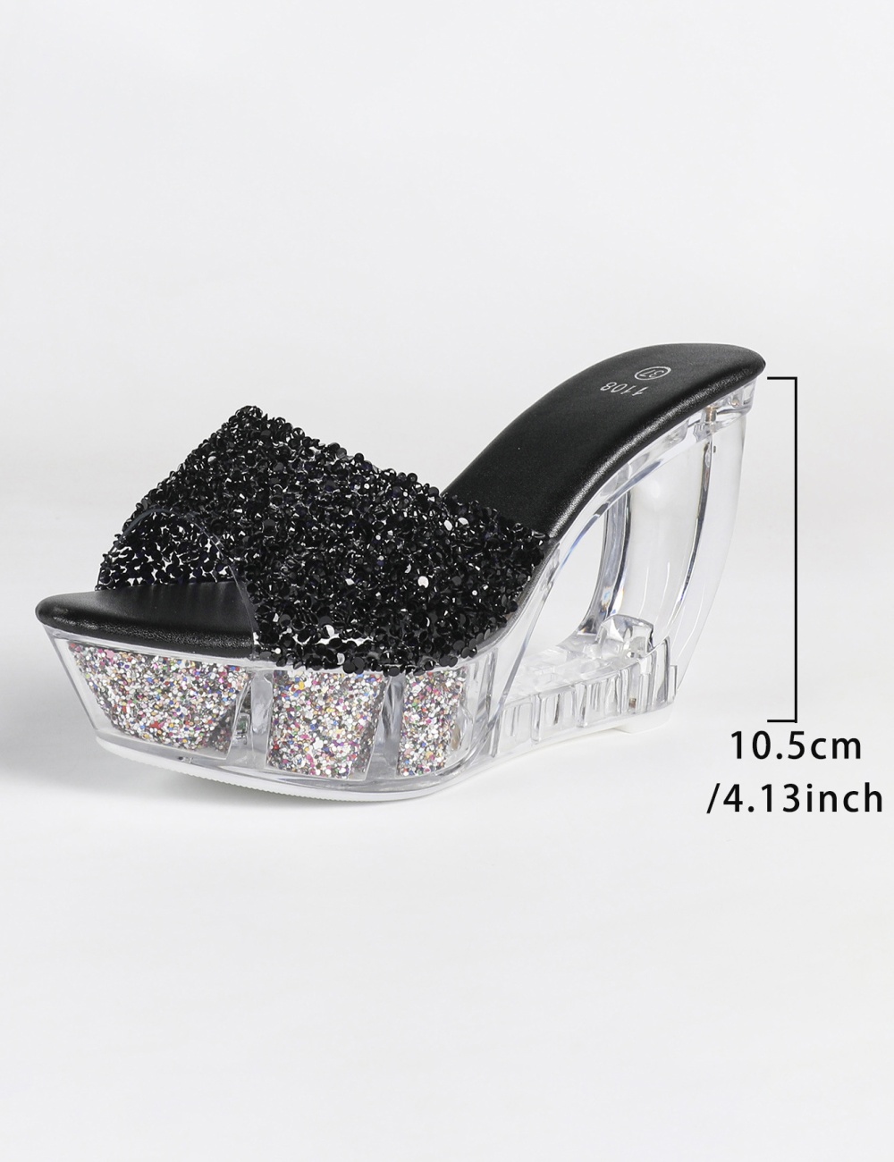 Fashion nightclub slipsole high-heeled shoes for women