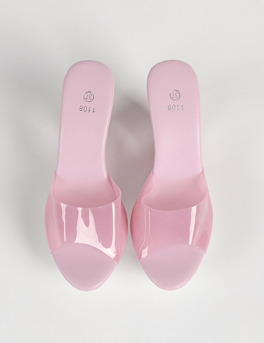 Sexy crystal sandals slipsole high-heeled shoes for women