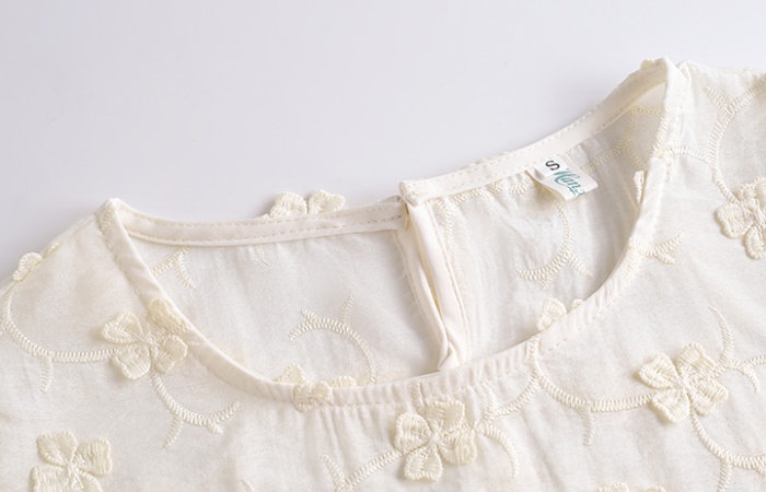 Flowers summer shirt temperament tops for women
