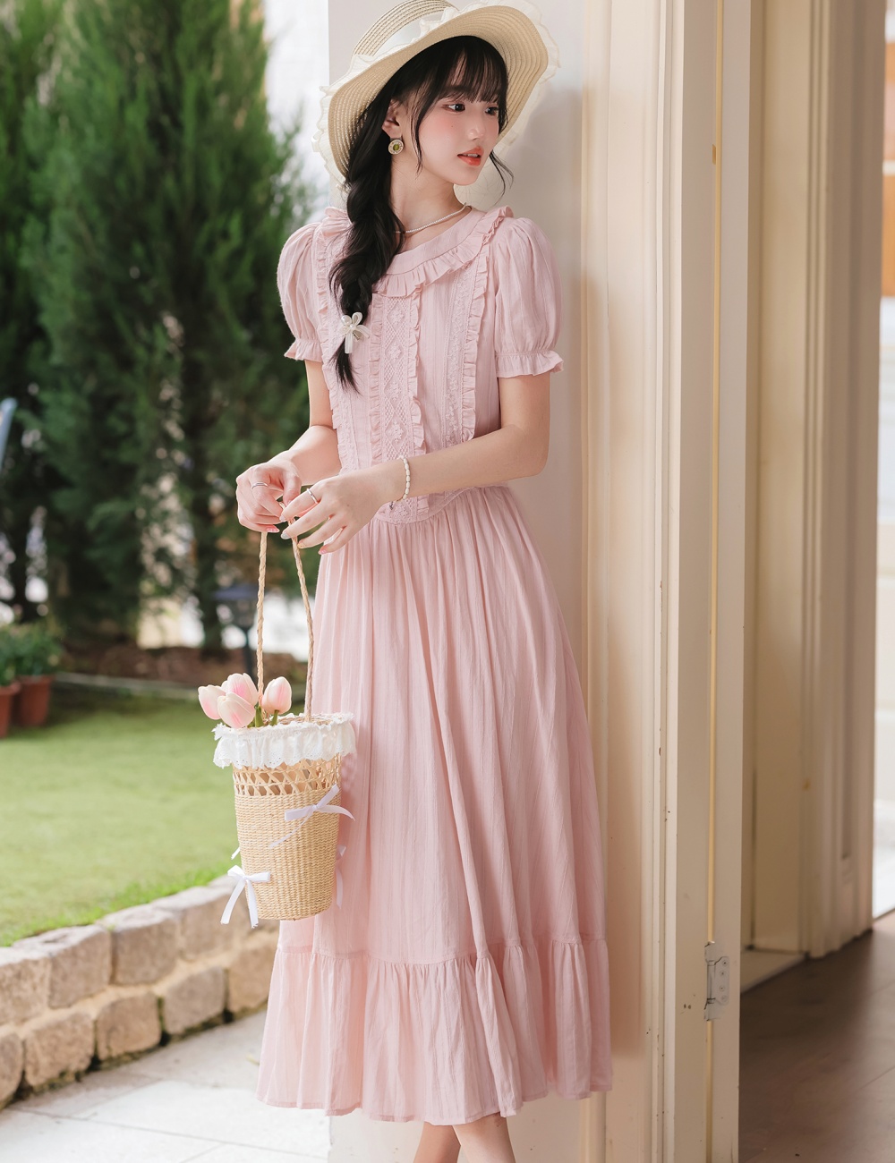 Maiden long dress tender dress for women